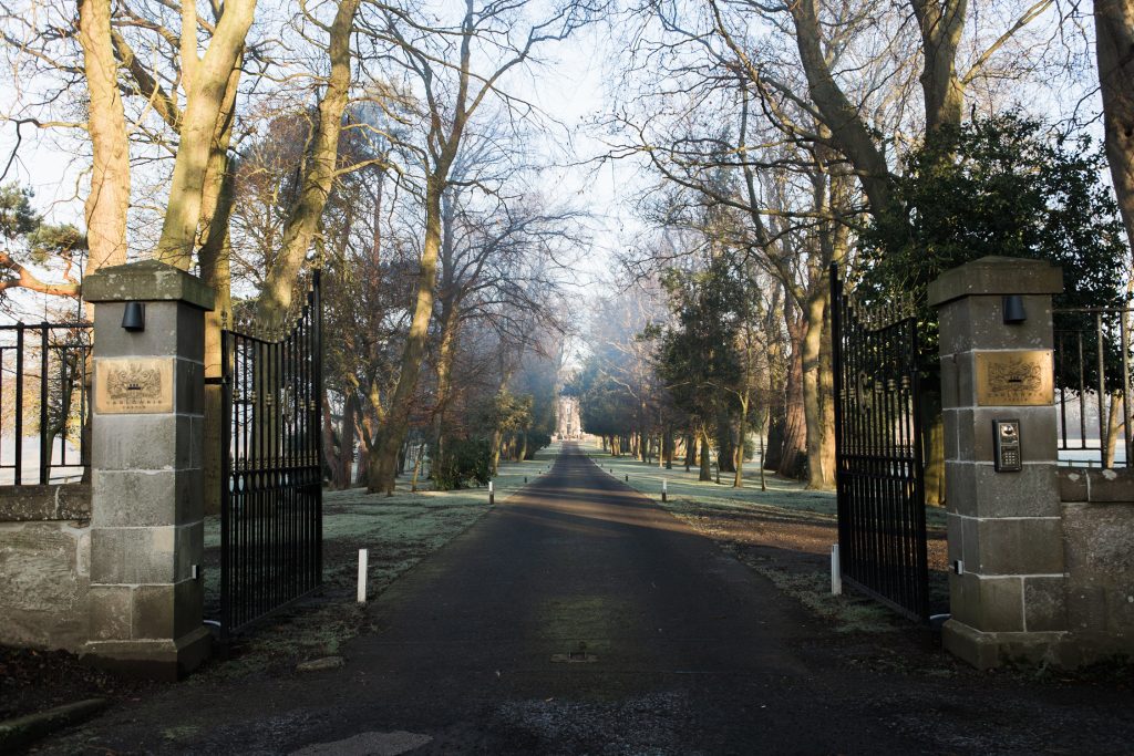 Carlowrie Castle in Edinburgh, Scotland