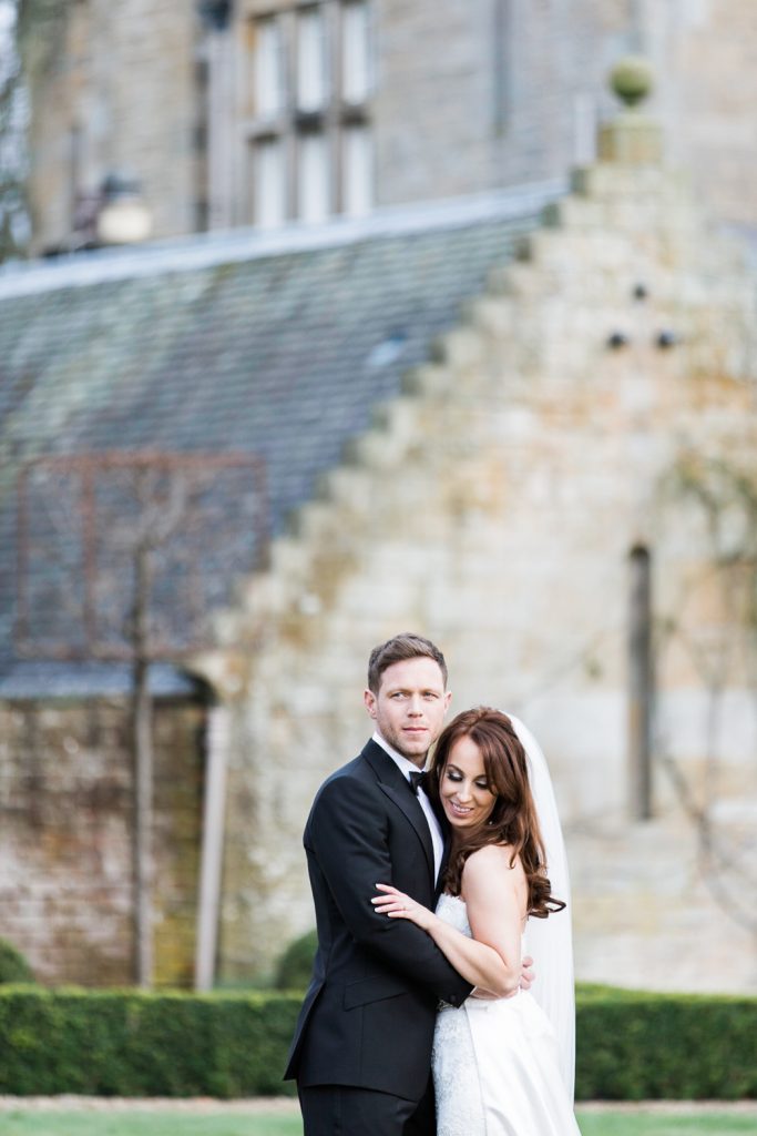 Fine art wedding photography at Carlowrie Castle in Edinburgh, Scotland