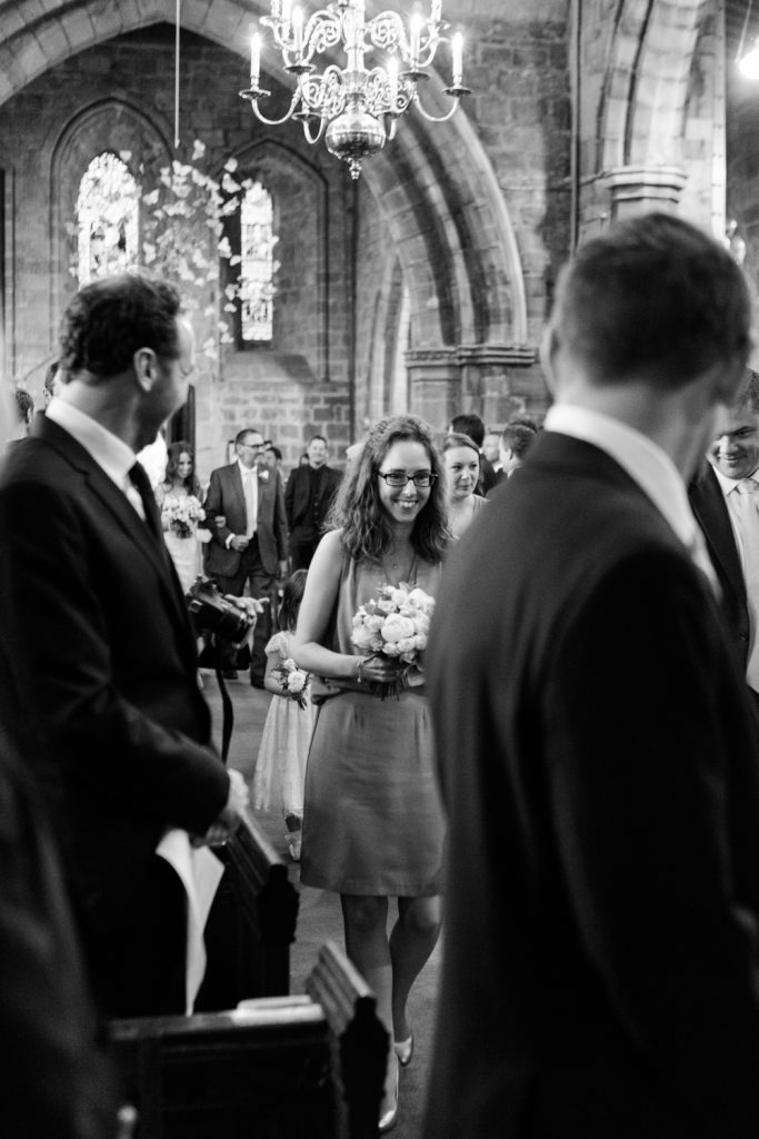 Wedding ceremony at Acton Church in Nantwich photo