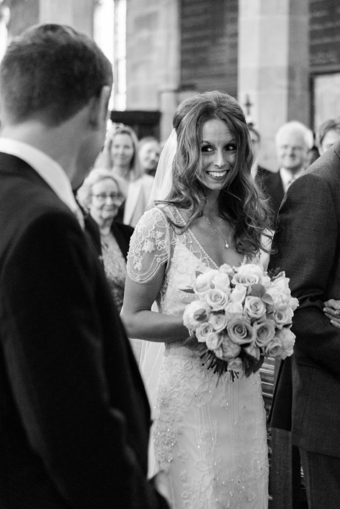 Wedding ceremony at Acton Church in Nantwich photo
