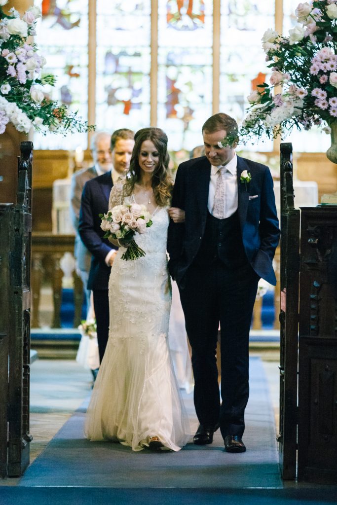 Acton church in Nantwich wedding photo