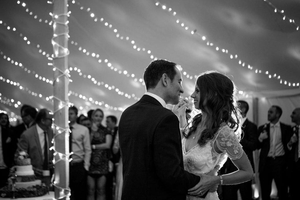 Elegant bride for first dance wedding photography at Dorfold Hall in Cheshire