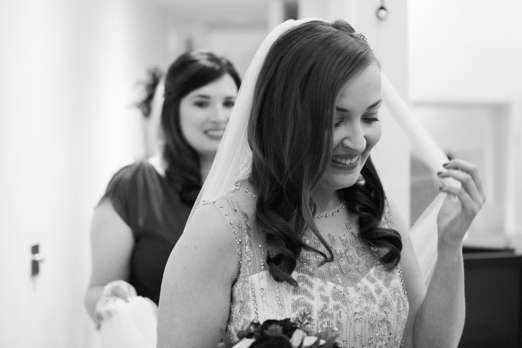 Bridal prep at Farbridge Barns wedding by Cheshire based Destination Wedding Photographer