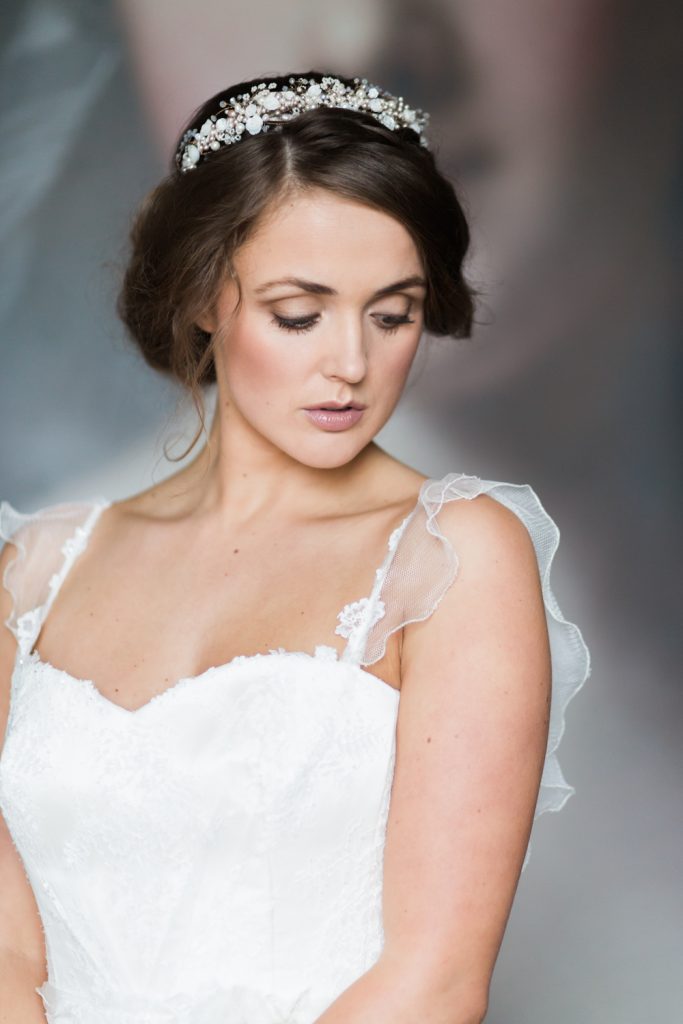 Bridal portraits. Wedding Photography at Garthmyl Hall, UK