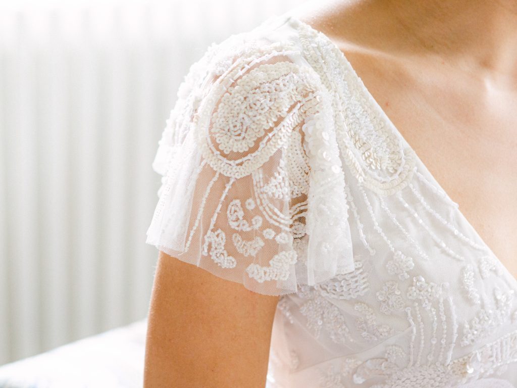 Details of Eliza Jane Howell wedding dress