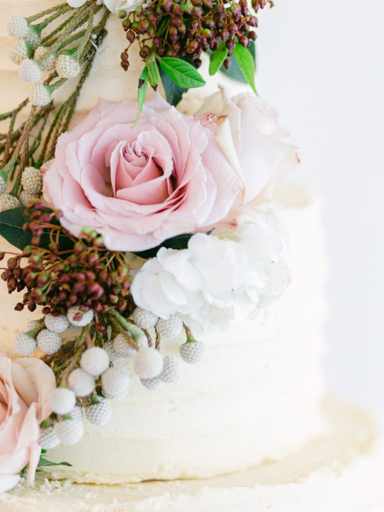 Wedding cake by Bloomsbury Cakes at Iscoyd Park.