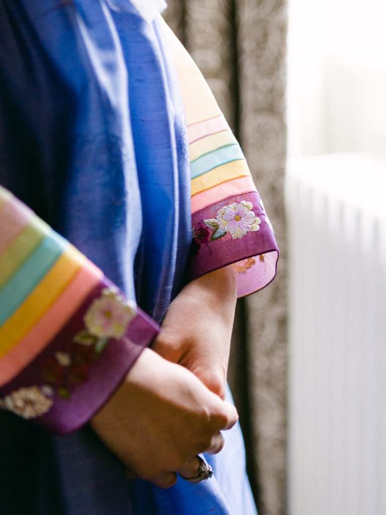Traditional Korean wedding dress