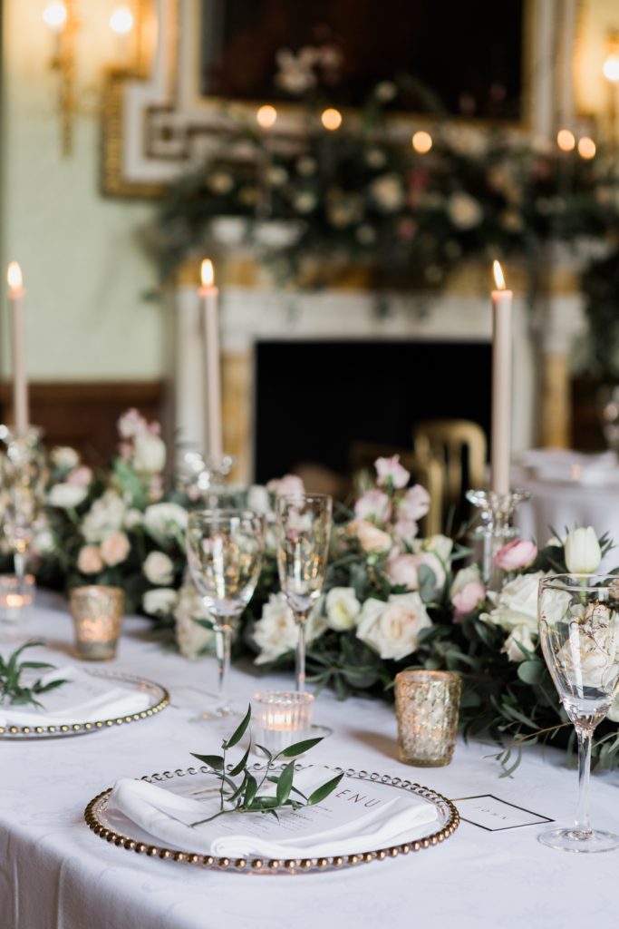 Tablescape ideas from an inspiration shoot by UK Fine art Documentary wedding photographer and flowers by Flowers by Breige