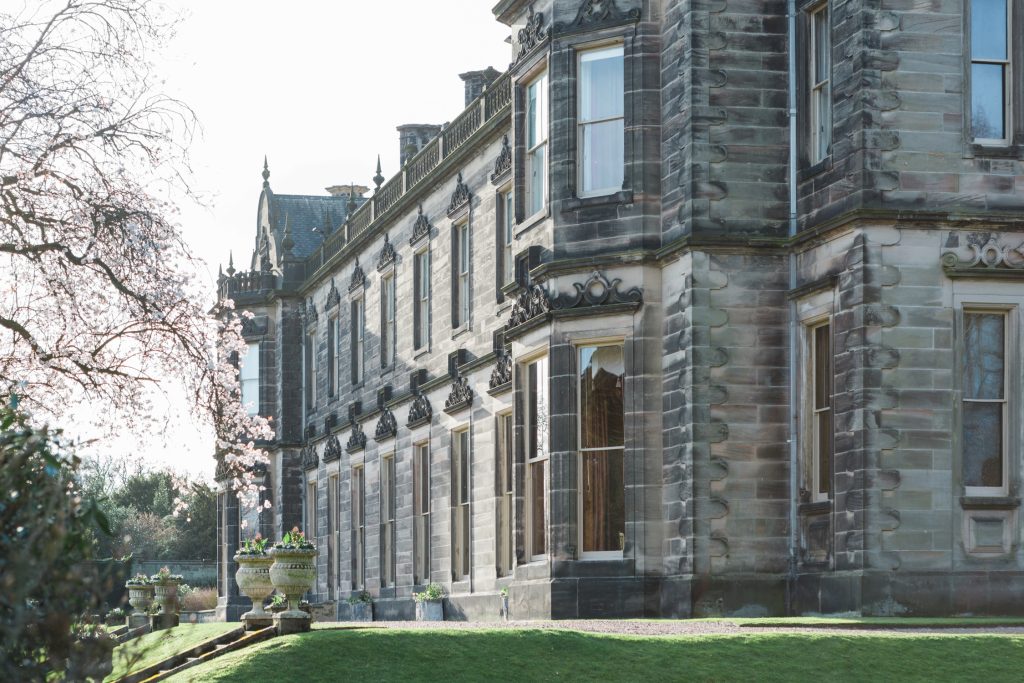 Sandon Hall, Staffordshire a stately home available for exclusive hire for weddings