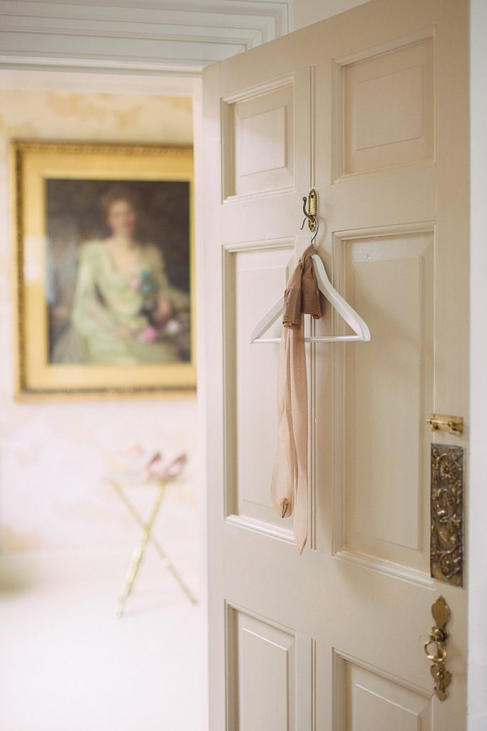 Bridal suite at Iscoyd Park for an editorial bridal boudoir inspiration shoot photo