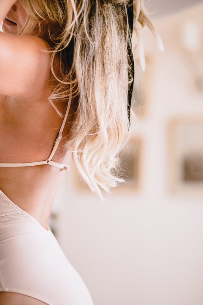 Soft and feminine bridal boudoir shoot by Cheshire wedding photographer Jade Osborne Photography