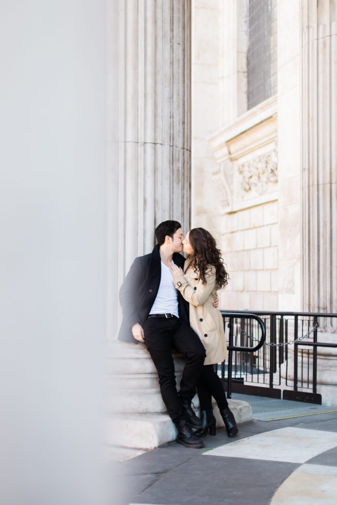 St Paul's Engagement Session in London by UK Wedding Photographer