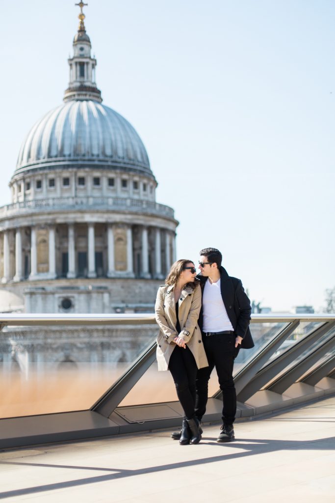 St Paul's Engagement Session in London by UK Wedding Photographer
