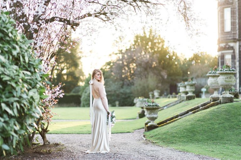 Sandon Hall Spring Wedding with Halfpenny London Gown photo