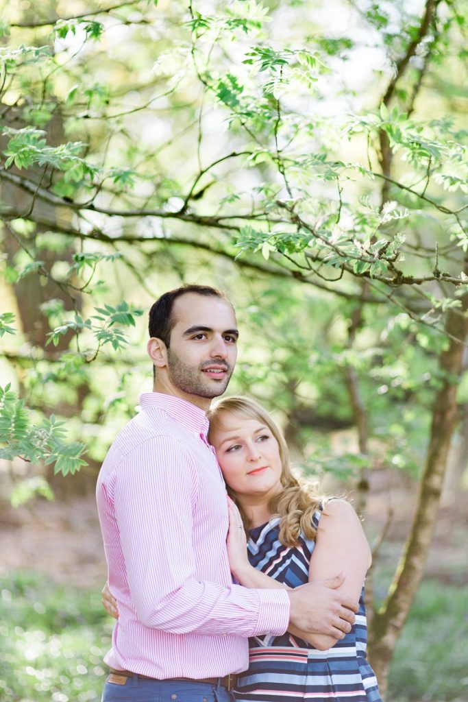 Couples photography in spring photo shoot