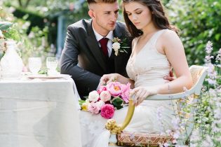 Country Garden Wedding at Dorfold Hall in Cheshire