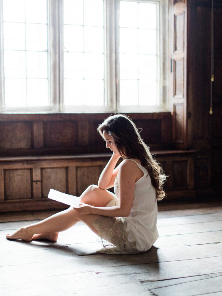 Bridal boudoir inspiration at Dorfold Hall in Cheshire.