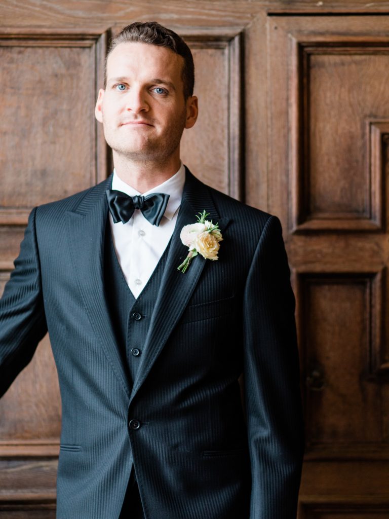 Black Tie wedding inspiration at Dorfold Hall in Cheshire. A country house venue in the UK