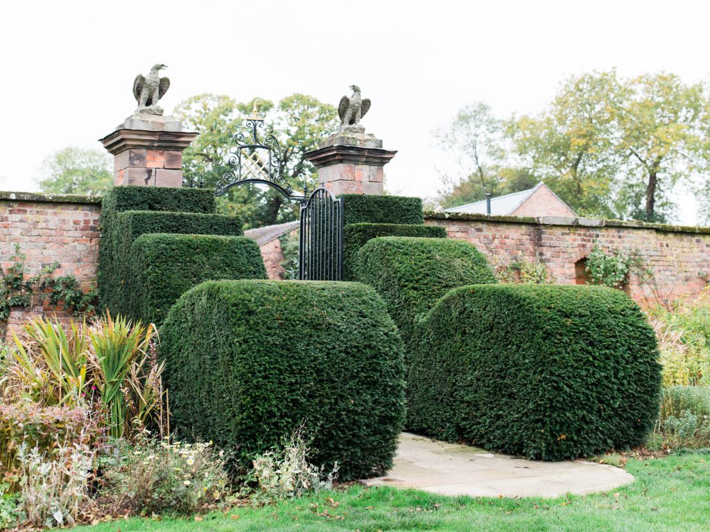 Gardens at Dorfold Hall.