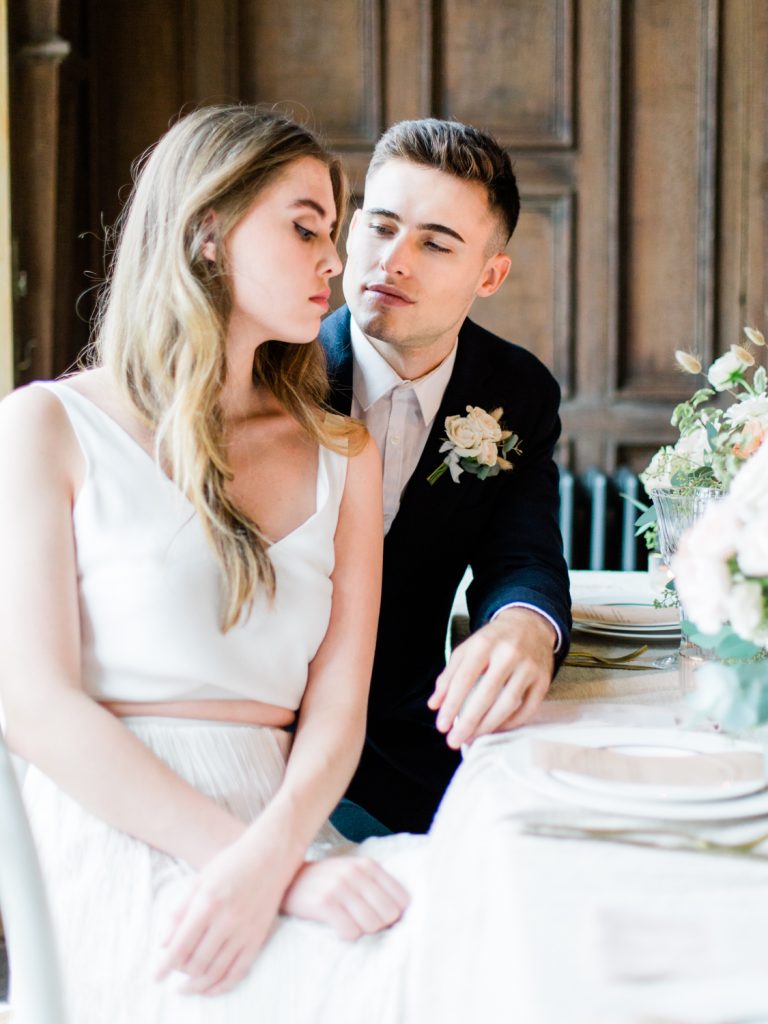 Intimate and luxe wedding inspiration at Dorfold Hall.
