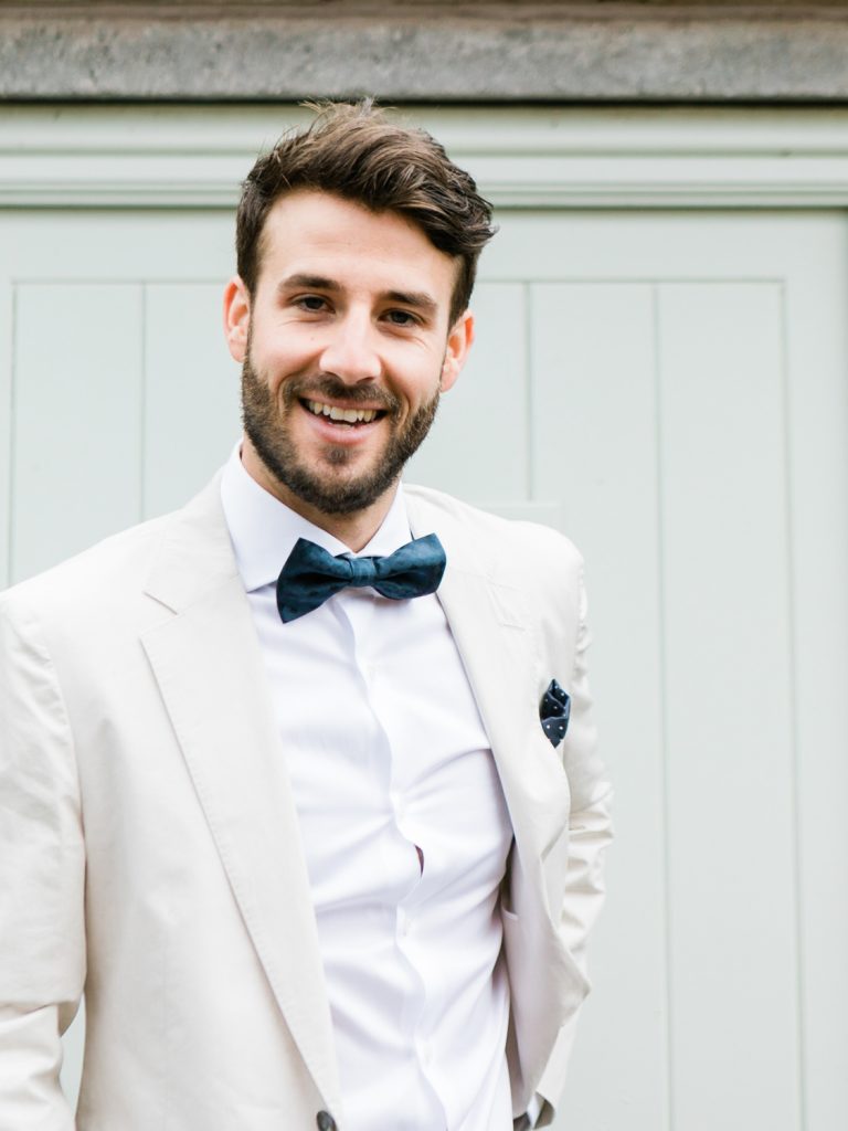 Groom portraits by Cheshire Wedding Photographer for a country mansion house wedding.