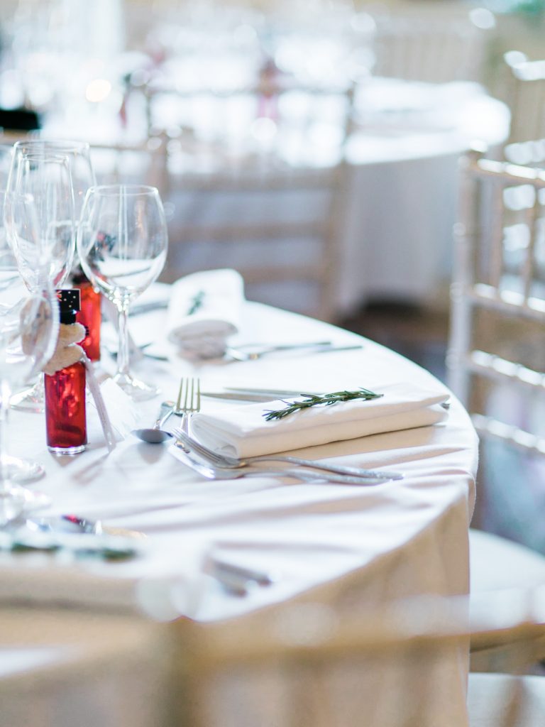 Wedding table details for country manor wedding by UK Fine Art Wedding Photographer