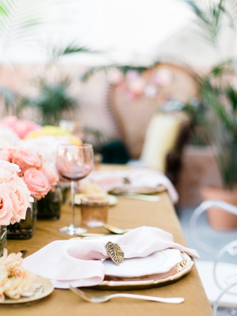 Tablescape for a destination summer wedding by destination wedding photographer UK based