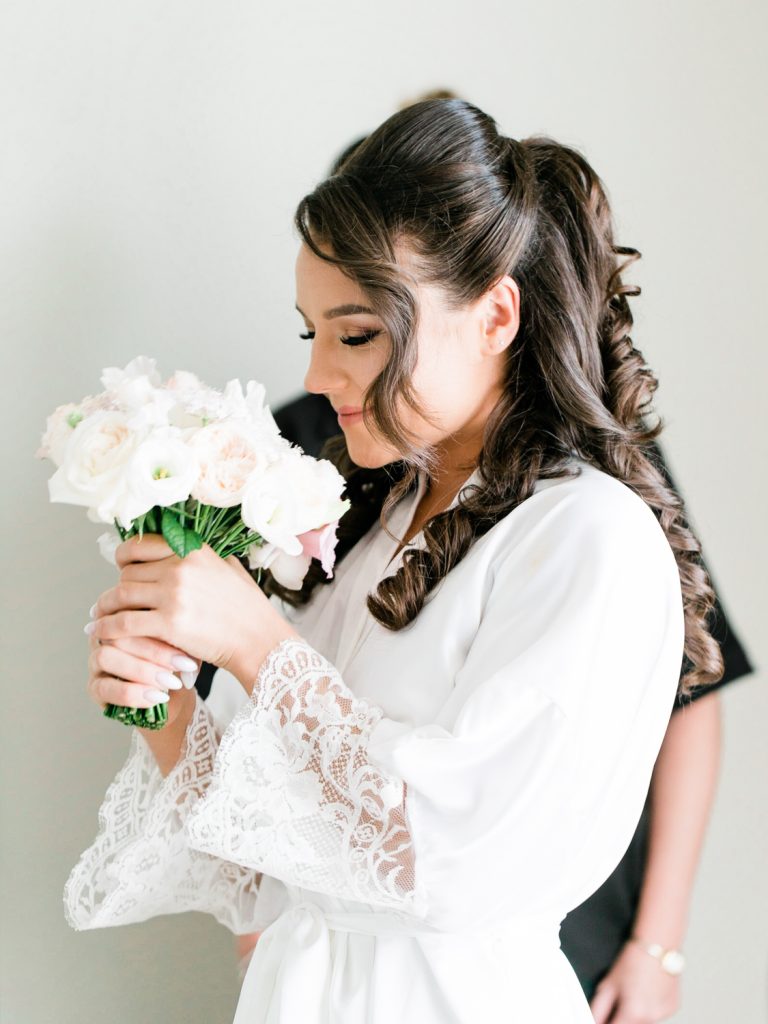 Abode Chester for bridal preparations in light and airy wedding photography style - photo