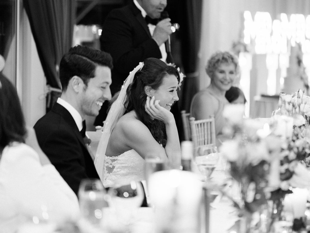Candid, documentary wedding photography. Speeches at Events at The Old Hall in Chester -photo