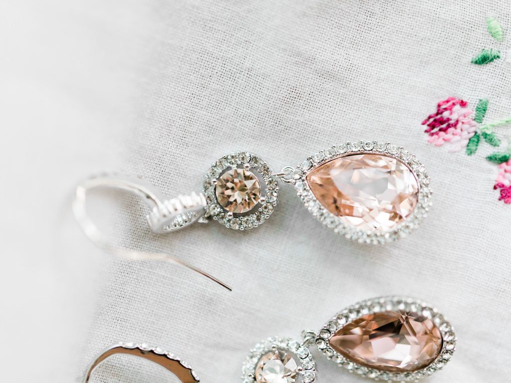 Wedding details in light and airy fine art wedding photography style - photo