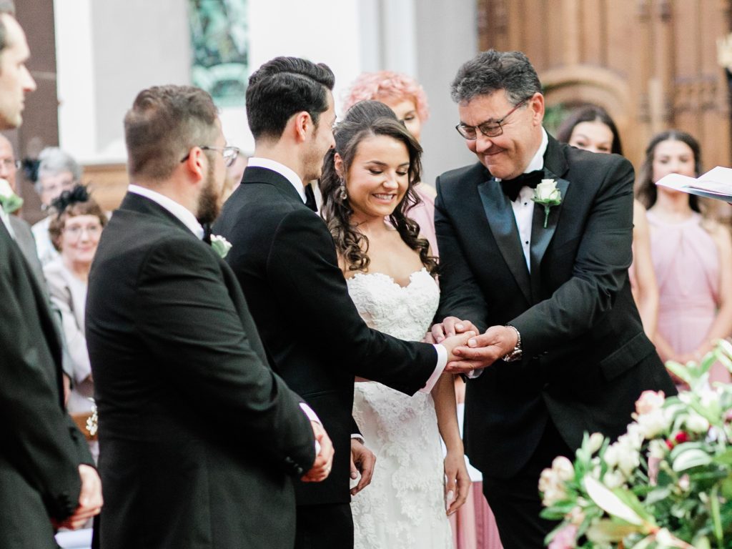 Black Tie Wedding at St Werburgh's Church in Chester - photo