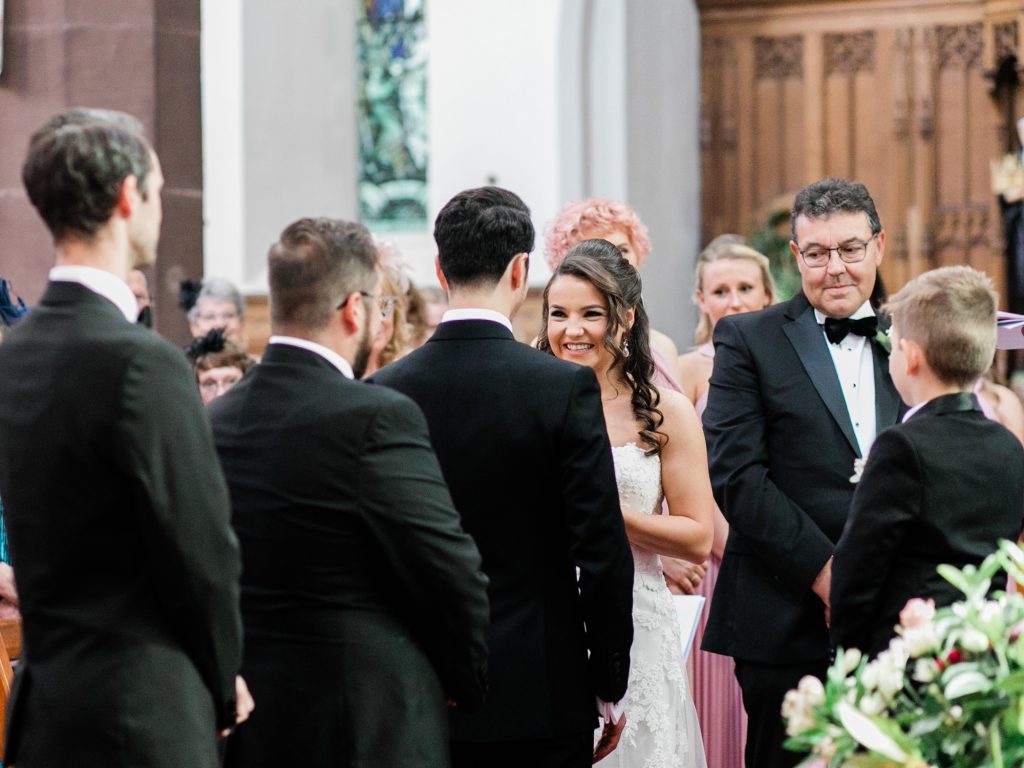Black Tie Wedding at St Werburgh's Church in Chester - photo