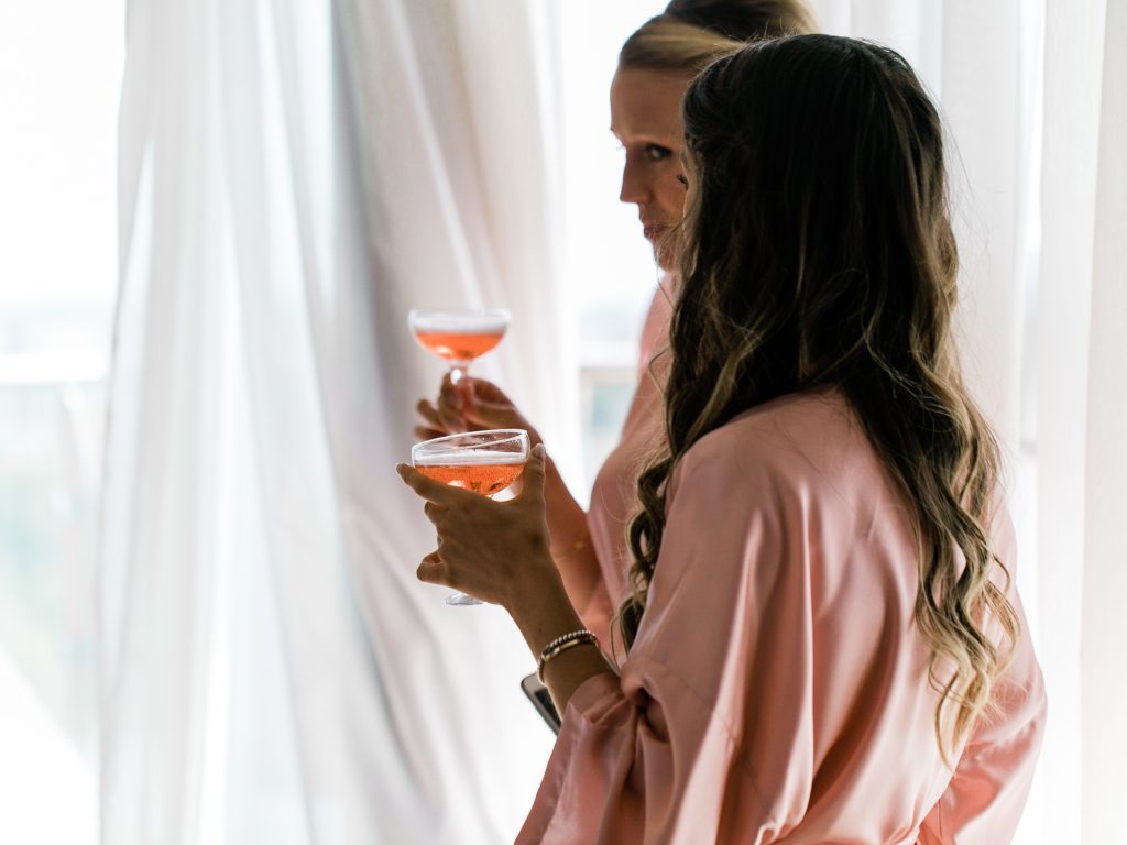 Abode Chester for bridal preparations in light and airy wedding photography style - photo