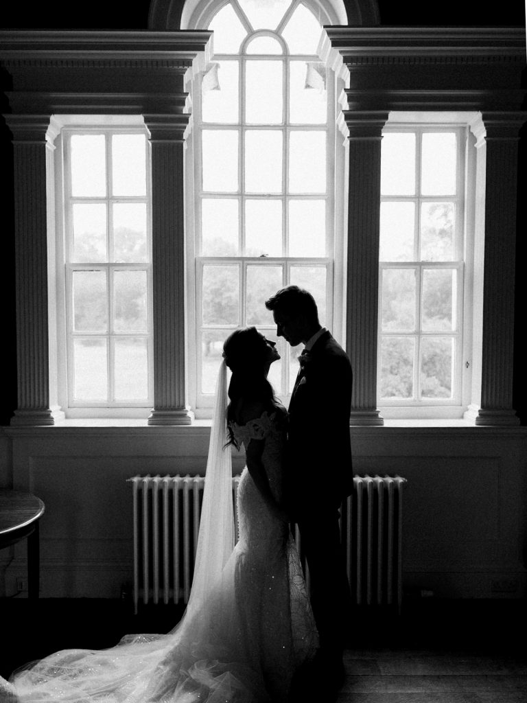 Wedding photography portraits at Iscoyd Park wedding venue photo