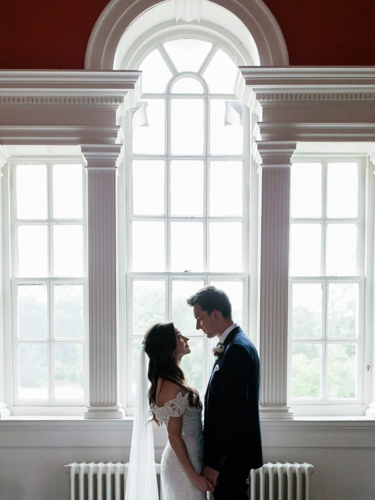 Wedding photography portraits at Iscoyd Park wedding venue photo