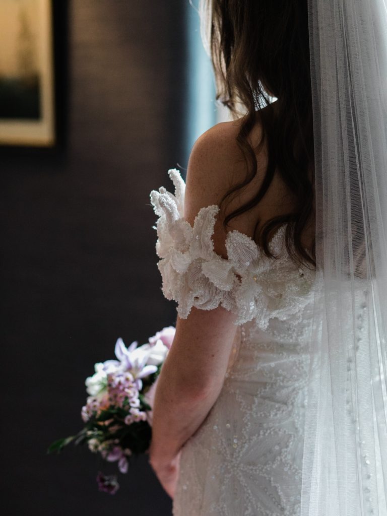 Pronovias gown detail photo