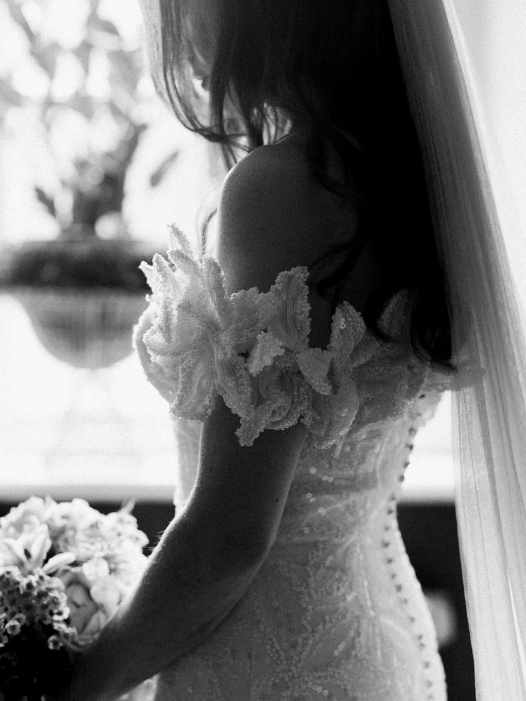 Pronovias gown detail photo