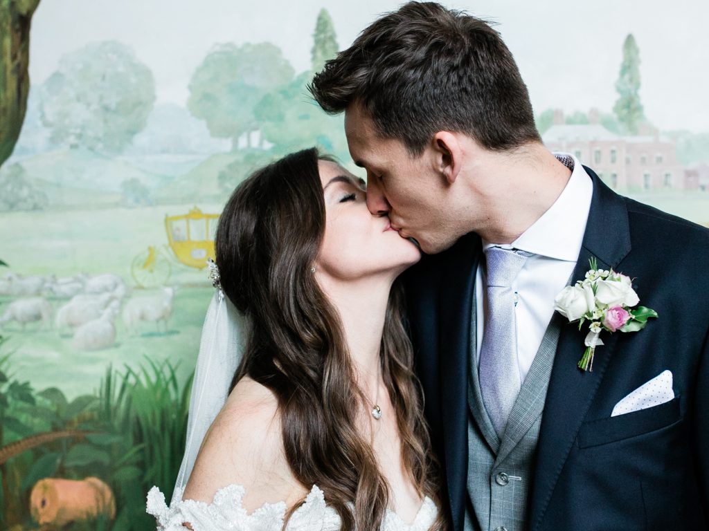 Fine art wedding photography at Iscoyd Park in Shropshire.