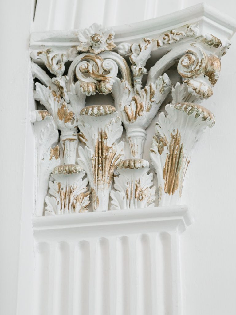 Column Detail of the Corinthian Club in Glasgow