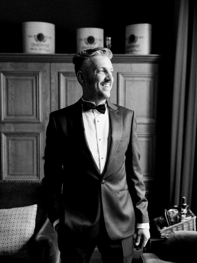 Portrait of the groom