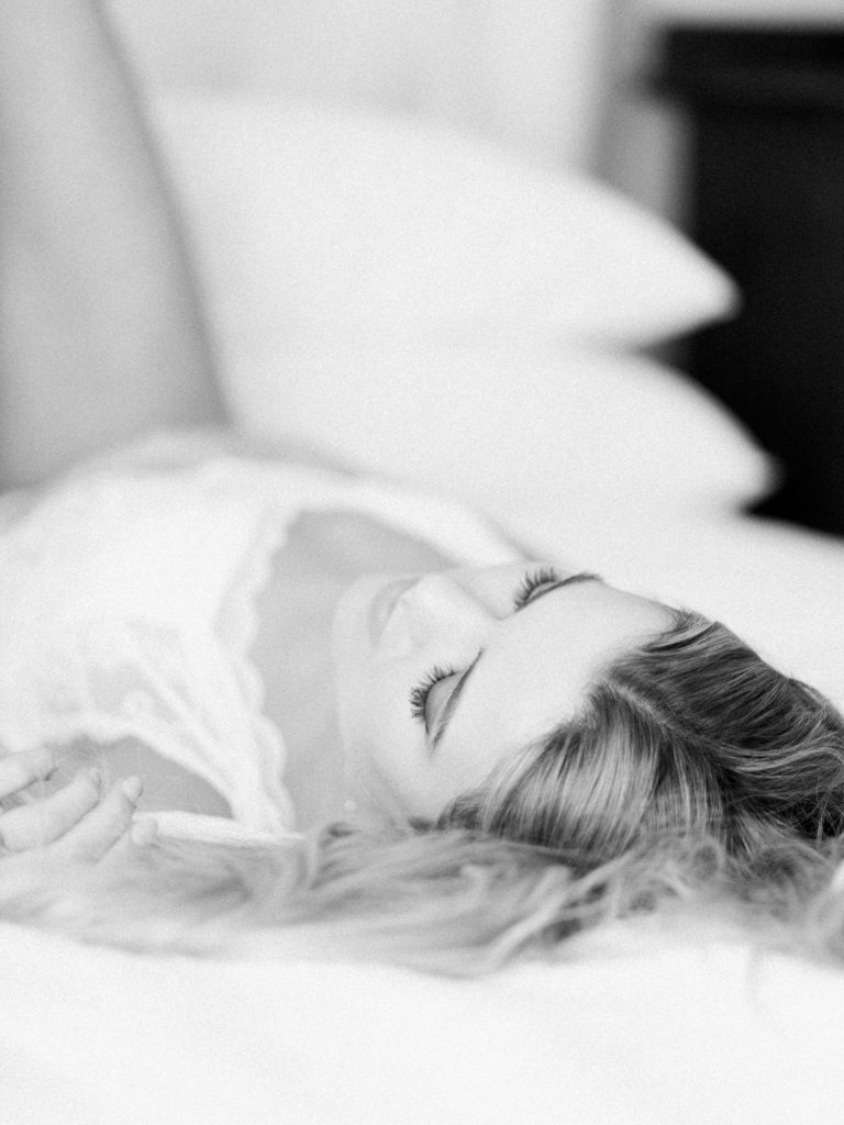 Bridal boudoir photography in Cheshire