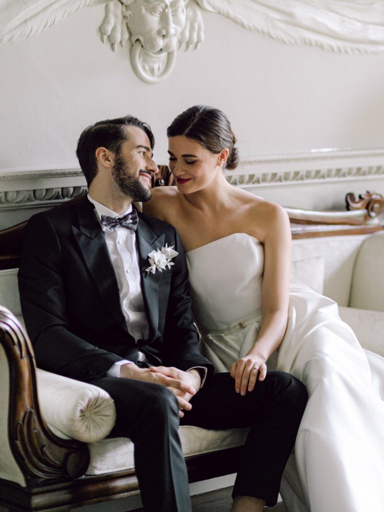 Black tie elegant wedding by UK Fine art wedding photographer.