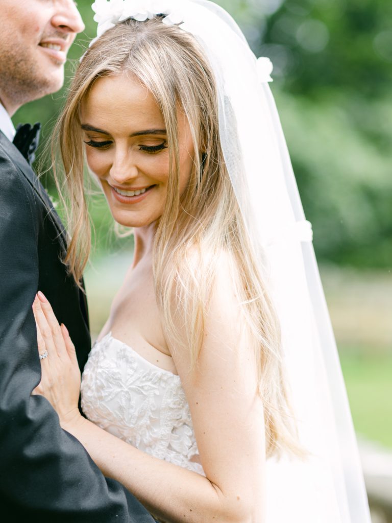 Close up of Erin and Ryan embracing.
