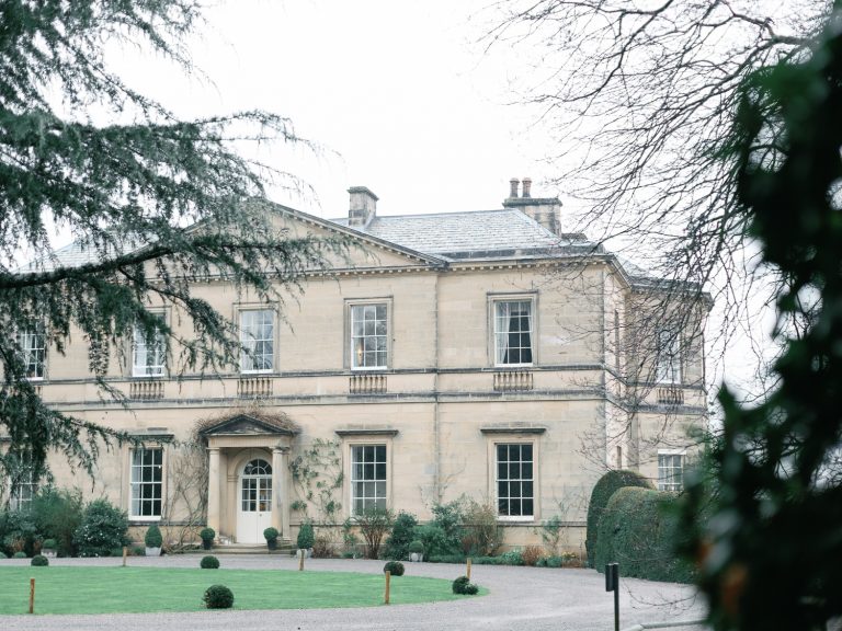 Exterior shot of Middleton Lodge, a country house wedding venue in North Yorkshire